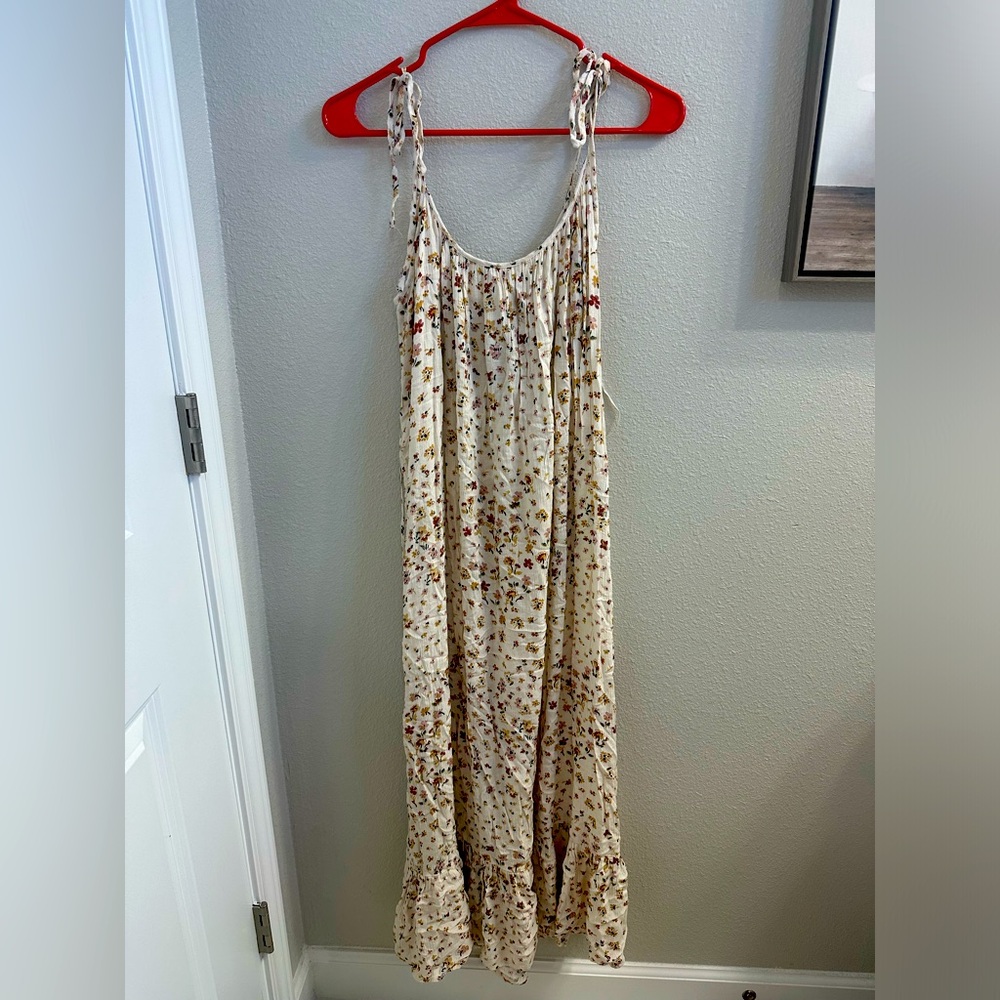 Midi floral summer dress